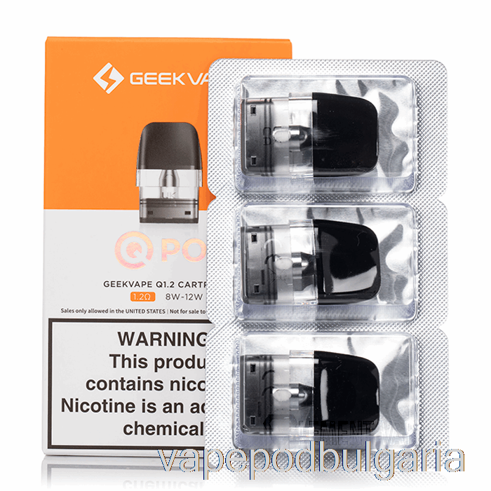 Vape Течности Geek Vape Q резервни капсули 1.2ohm капсули